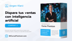Jürgen Klarić enseñando estrategias de ventas con inteligencia artificial en su curso Dispara tus ventas