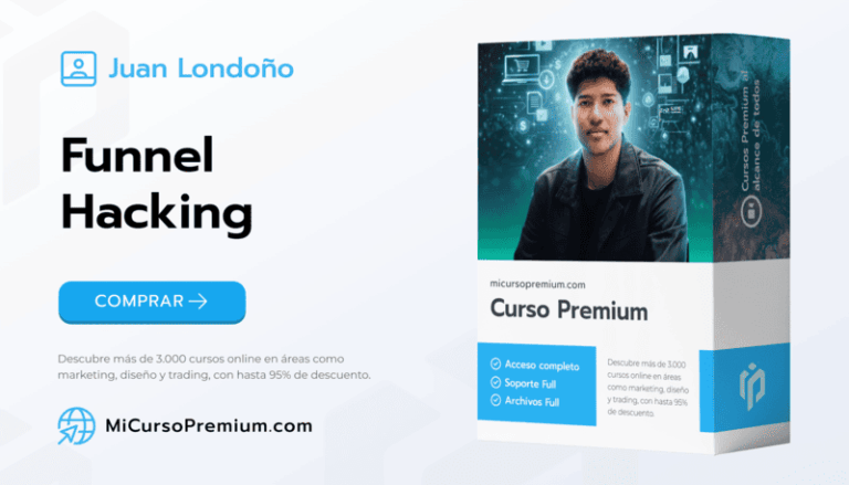 Curso Funnel Hacking de Juan Londoño - Aprende a crear embudos de venta automatizados con inteligencia artificial