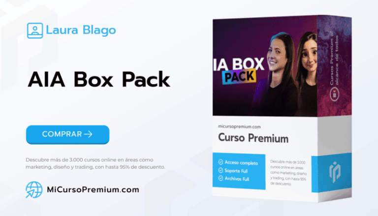 IA Box Pack Laura Blago - Curso de inteligencia artificial para crear contenido visual profesional