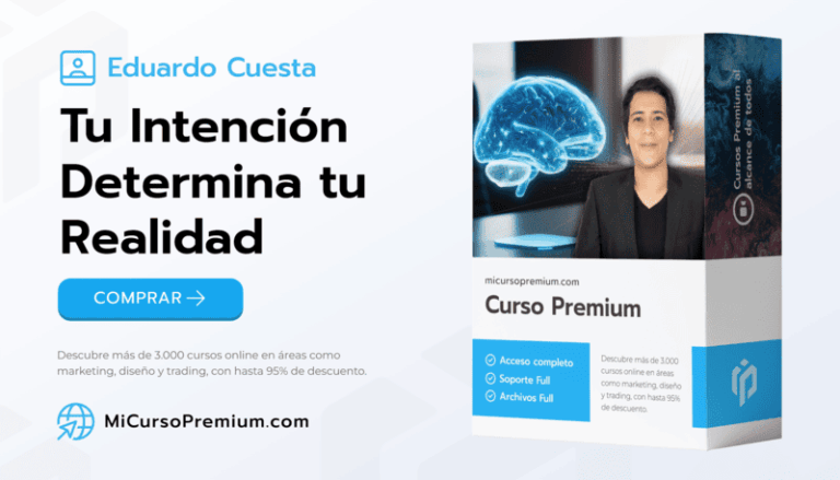 Persona visualizando su nueva realidad en el curso Tu Intención Determina tu Realidad – Eduardo Cuesta