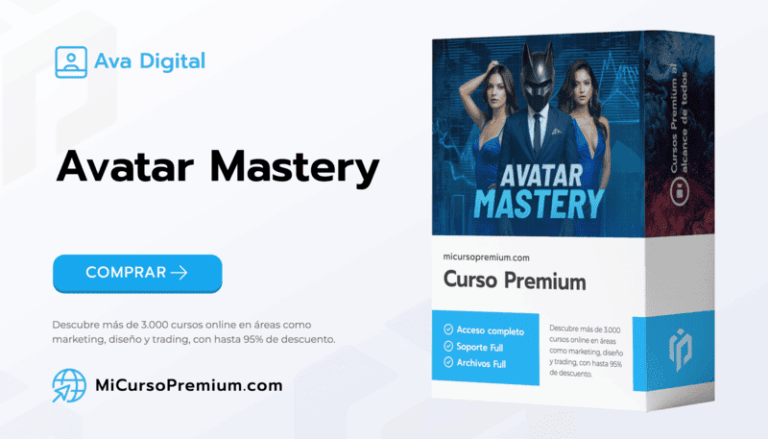 Curso completo Avatar Mastery: Crea influencers digitales con IA, monetiza en TikTok, Instagram y Fanvue - Ava Digital.