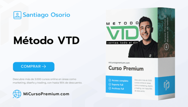 Método VTD de Santiago Osorio - Curso para generar ventas digitales todos los días con inteligencia artificial