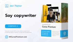 Soy copywriter - Javi Pastor curso completo de copywriting profesional para vivir de escribir